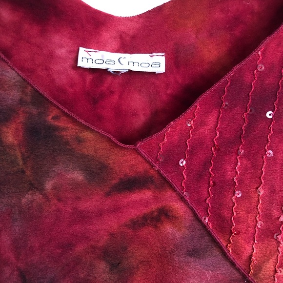 Vintage Y2K 3/4 Length Sleeve Top - Picture 3 of 4